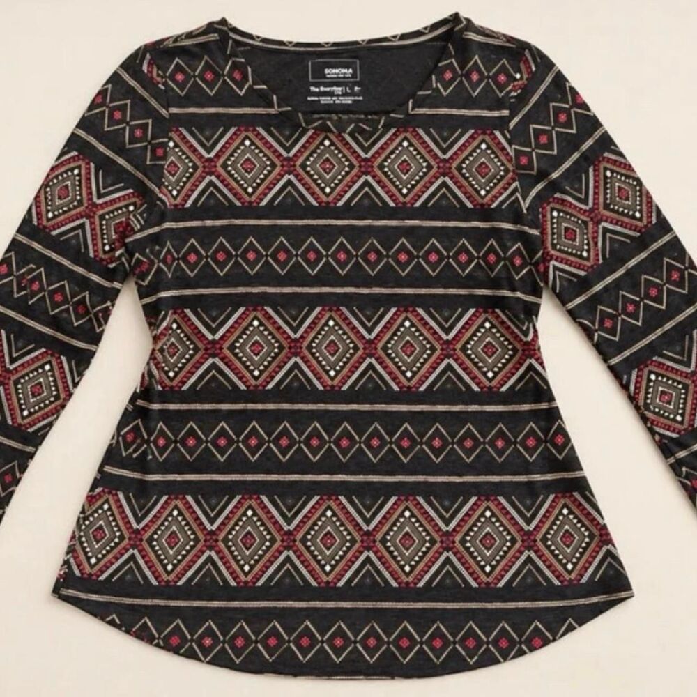 Sonoma Women's multi Shirt